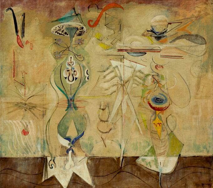 Slow Swirl at the Edge of the Sea, (1944) by Mark Rothko