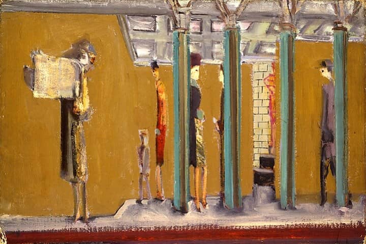 Subway, (1937) by Mark Rothko